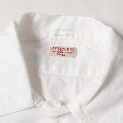 プレーン コットン ワークシャツ