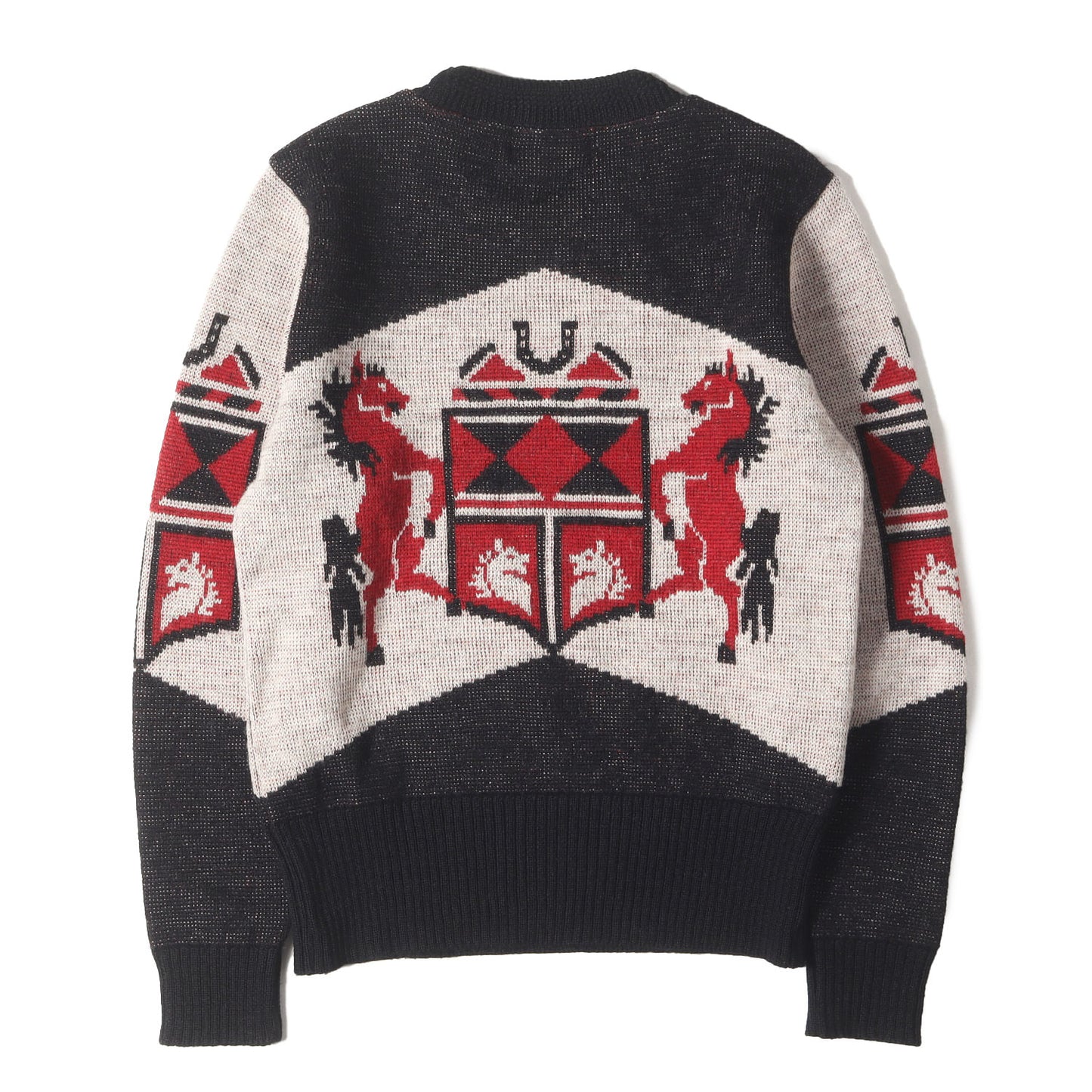 BUTCHER PRODUCTS エンブレム ウールニット セーター