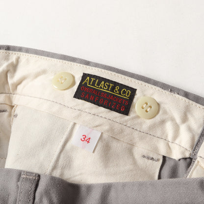 コットンツイル ワーク チノパンツ