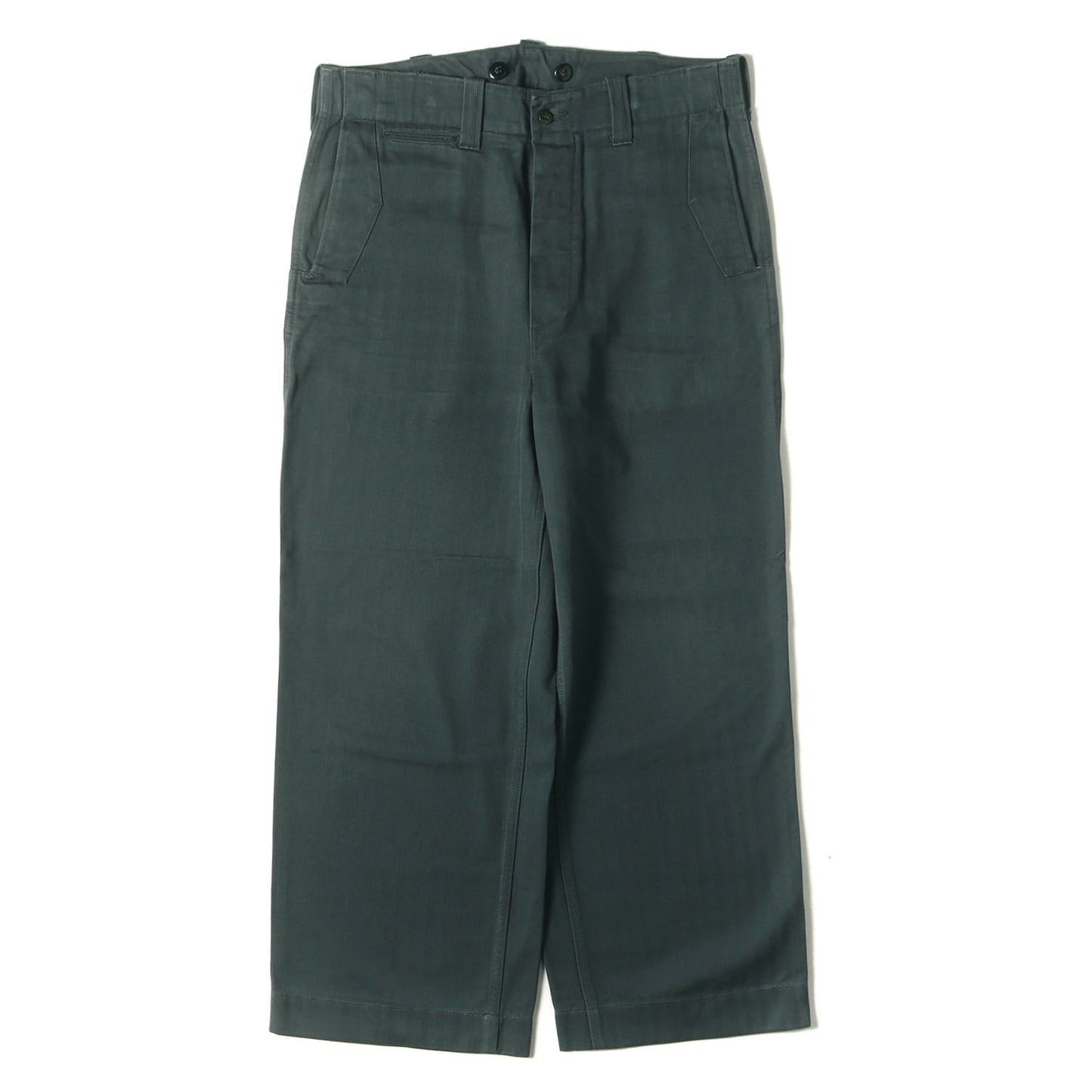 ヘリンボーンツイル ワークパンツ