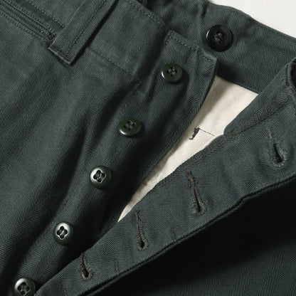 ヘリンボーンツイル ワークパンツ