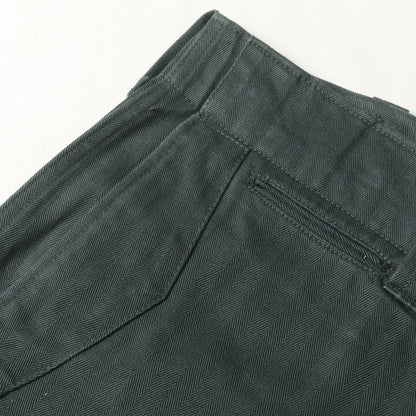 ヘリンボーンツイル ワークパンツ