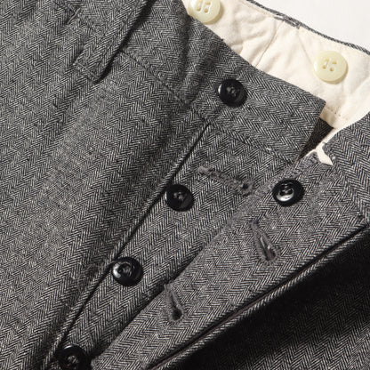 ヘリンボーン ツイル ワークパンツ