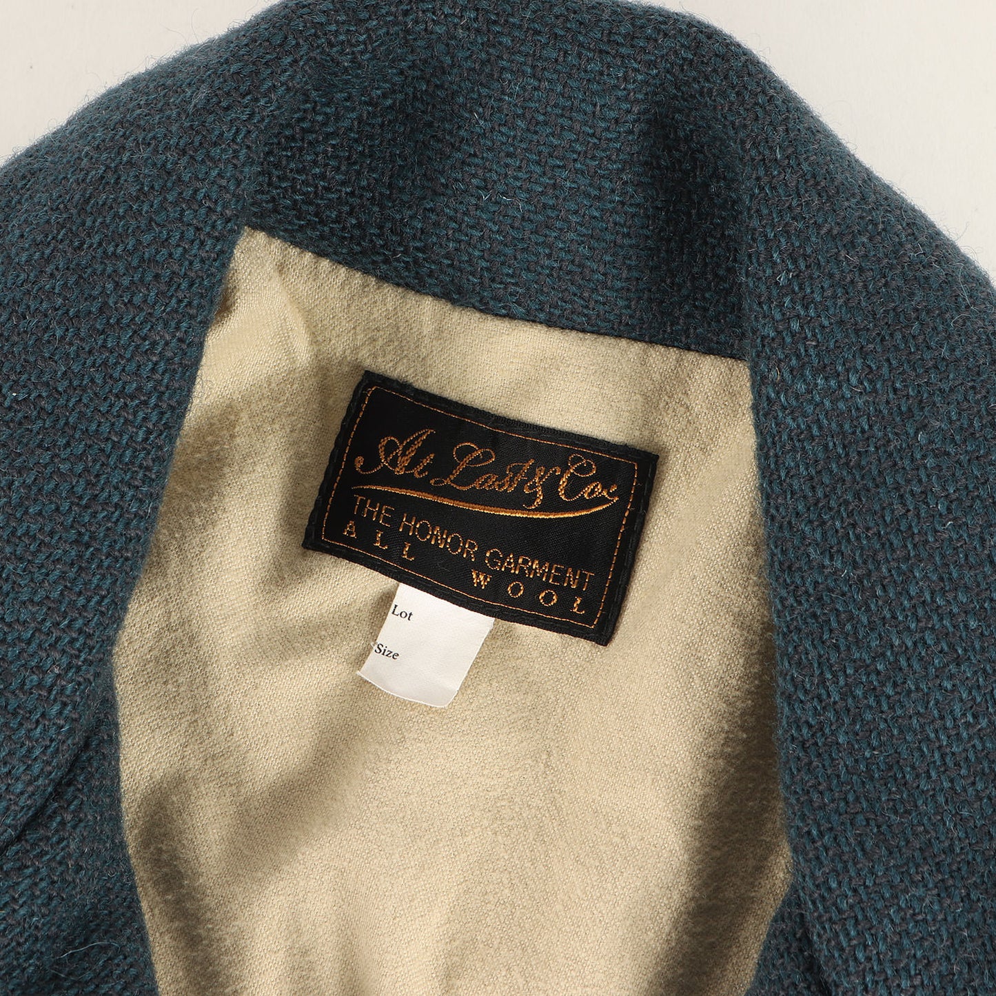 ボーダー ウール ブランケット Pコート(WOOL BLANKET COAT)