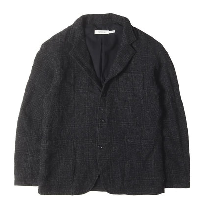 グレンチェック ウール 3つボタン テーラードジャケット(MANAGER 3B JACKET WOOL GLEN PLAID)