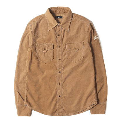24AW コーデュロイ ウエスタンシャツ