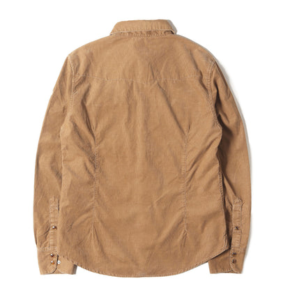 24AW コーデュロイ ウエスタンシャツ