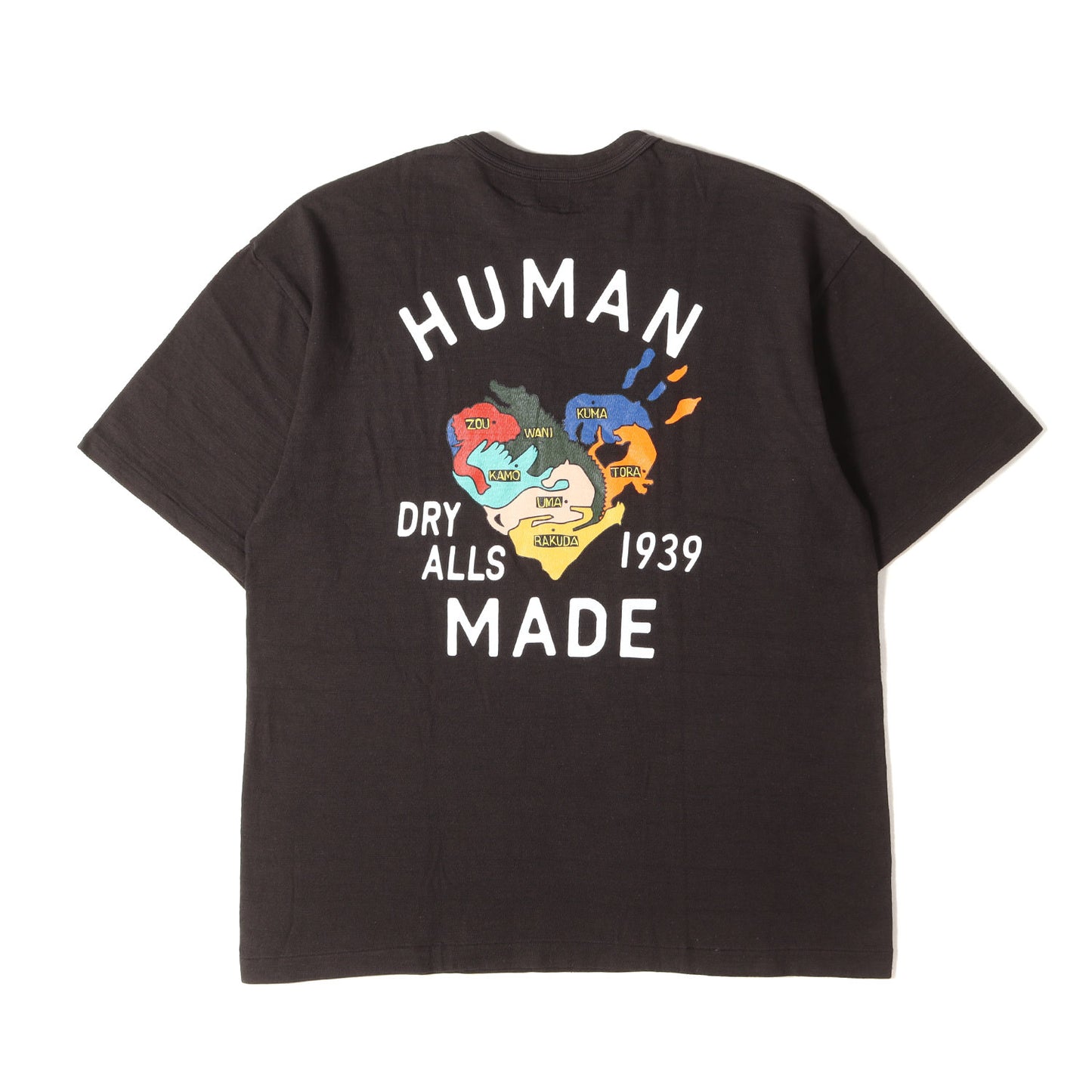 24AW マップグラフィック クルーネック Tシャツ