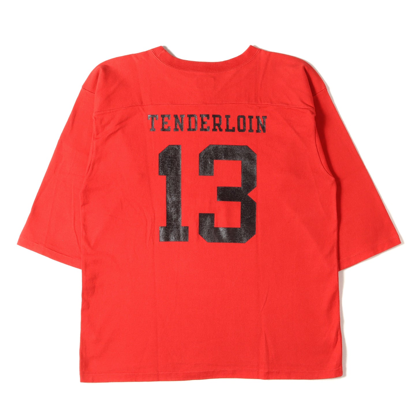 アックルプリント 7分袖 フットボール Tシャツ(T-COTTON NFL AX)