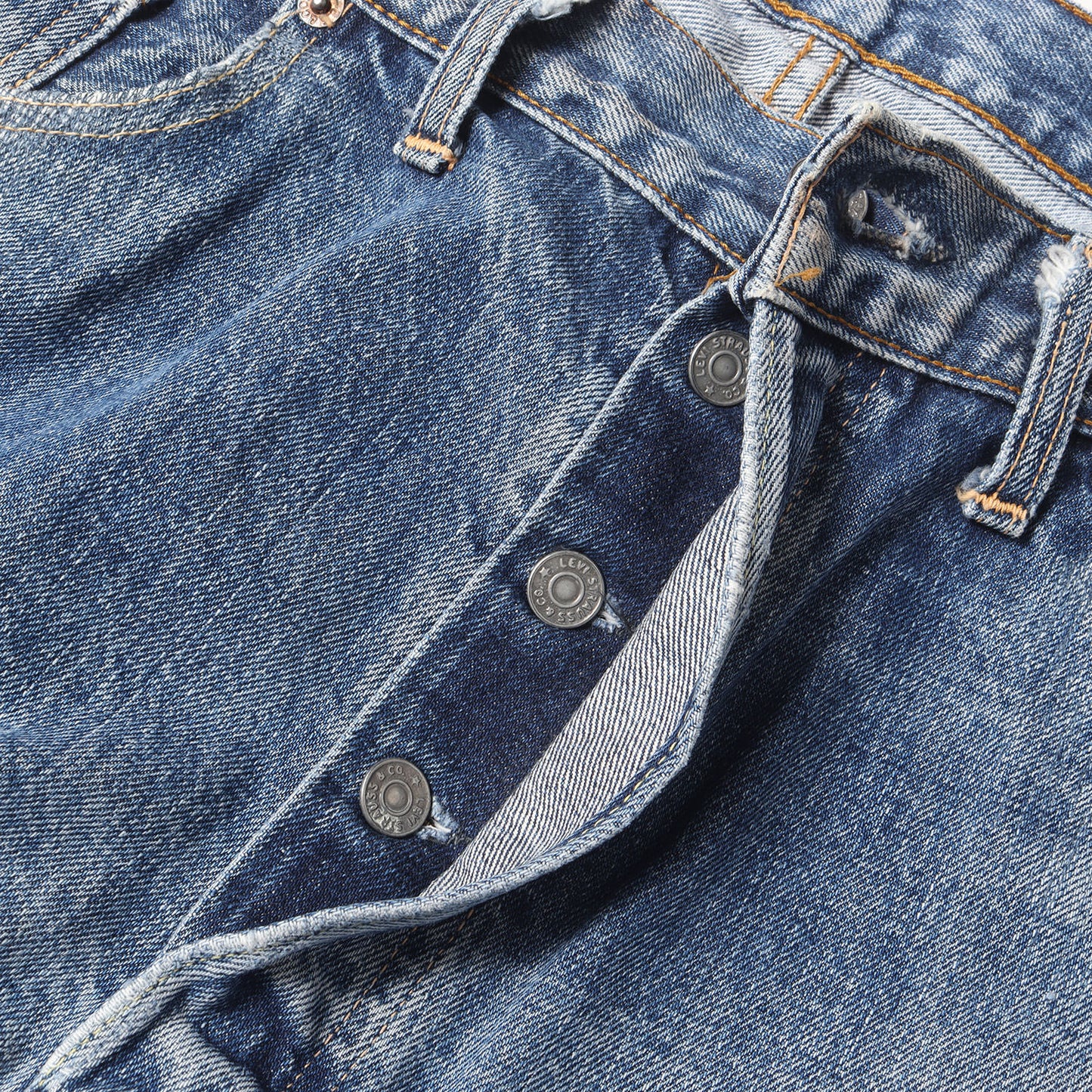 [希少 ビッグサイズ] 60s 501 Big E デニムパンツ / ボタン裏刻印2