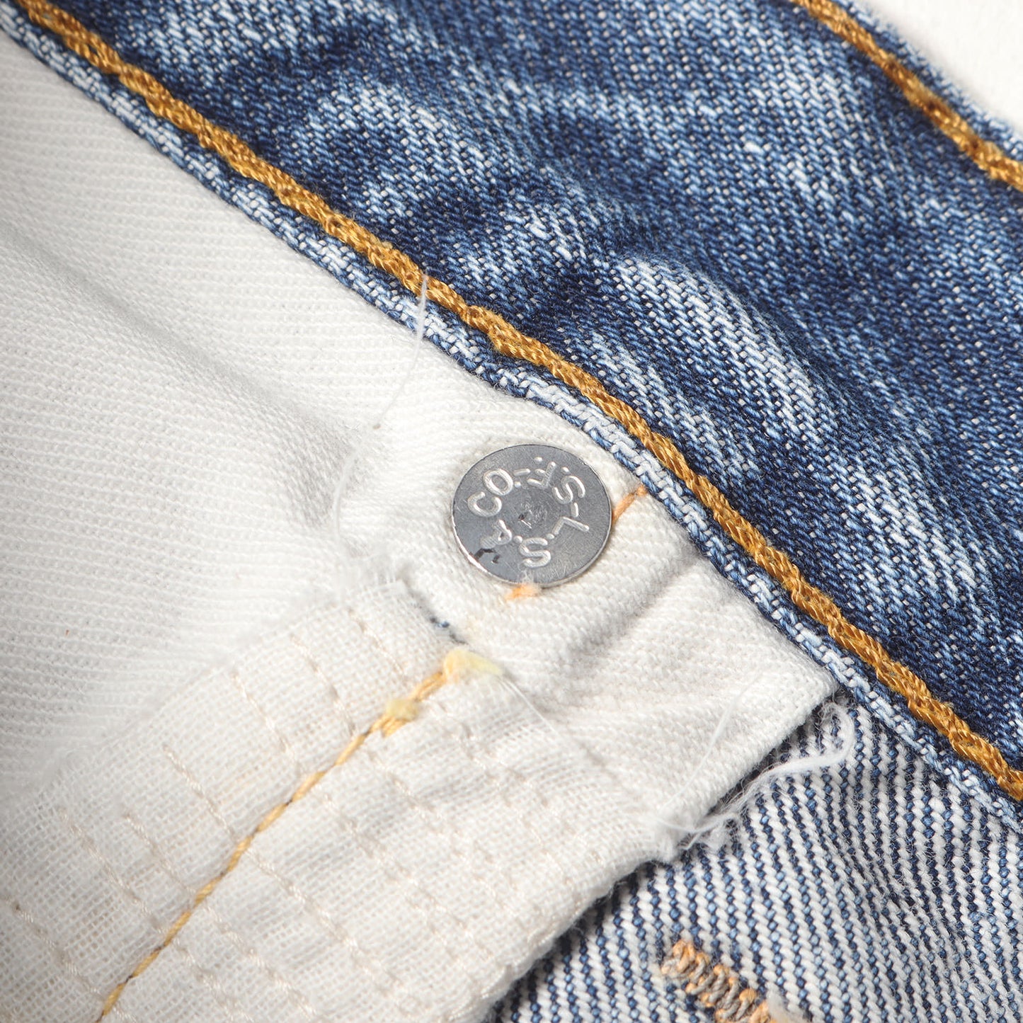 [希少 ビッグサイズ] 60s 501 Big E デニムパンツ / ボタン裏刻印2