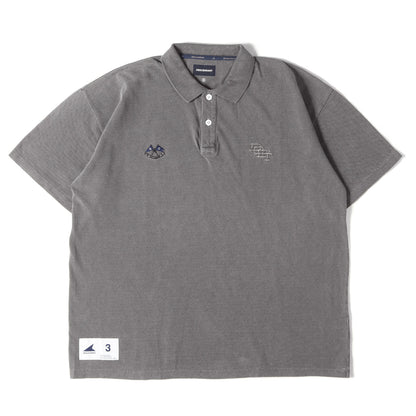 24SS ピグメントダイ加工 鹿の子 ポロシャツ(CLUB POLO SS PIGMENT DYE)