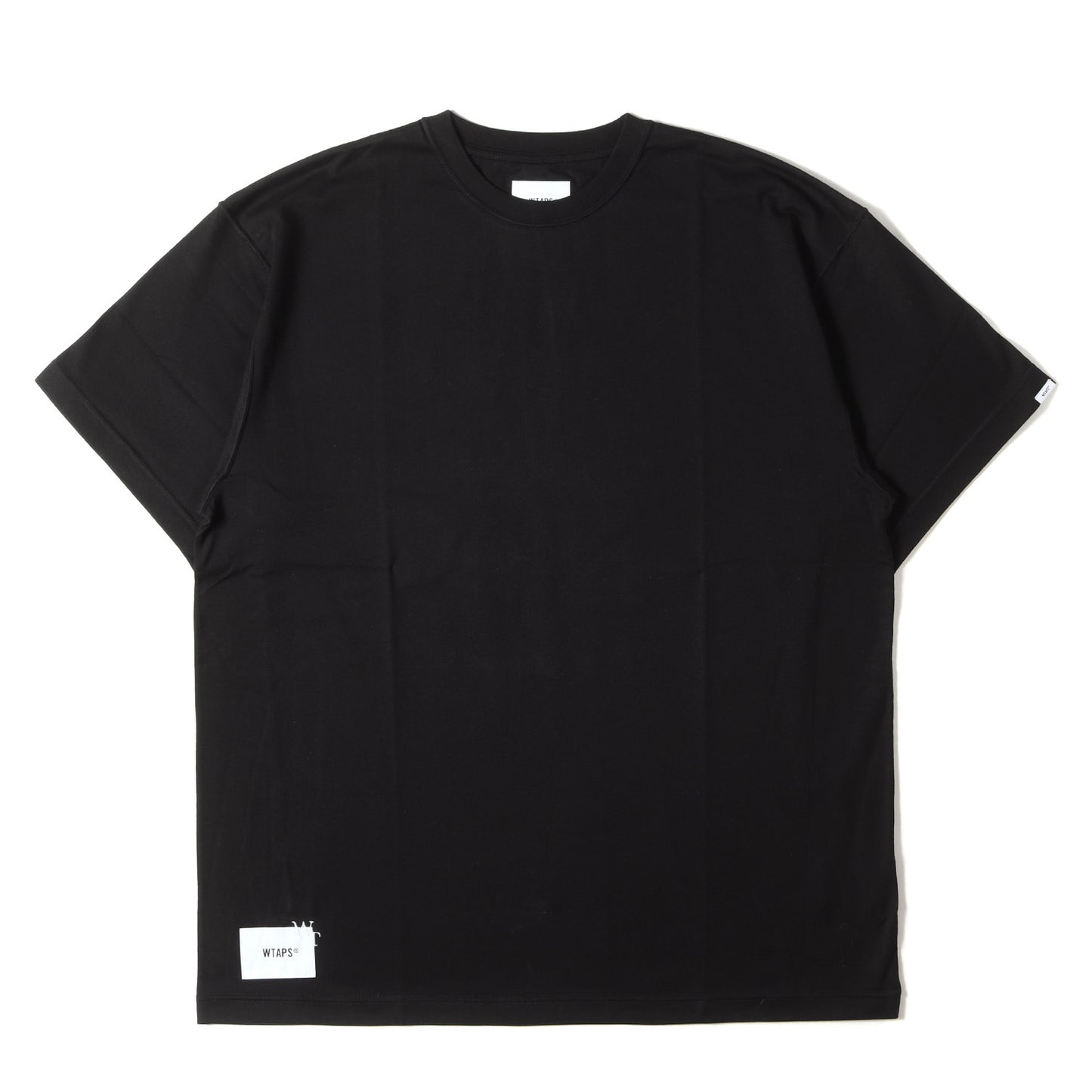 23SS WTロゴ刺繍 クルーネック Tシャツ(ALL / SS / COTTON. LEAGUE)