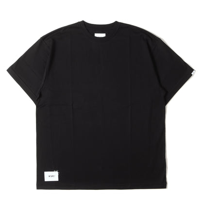 23SS WTロゴ刺繍 クルーネック Tシャツ(ALL / SS / COTTON. LEAGUE)