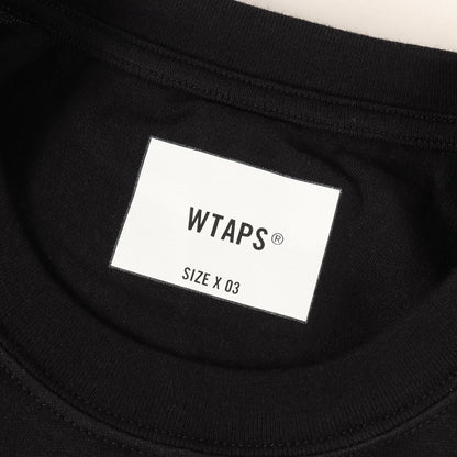 23SS WTロゴ刺繍 クルーネック Tシャツ(ALL / SS / COTTON. LEAGUE)