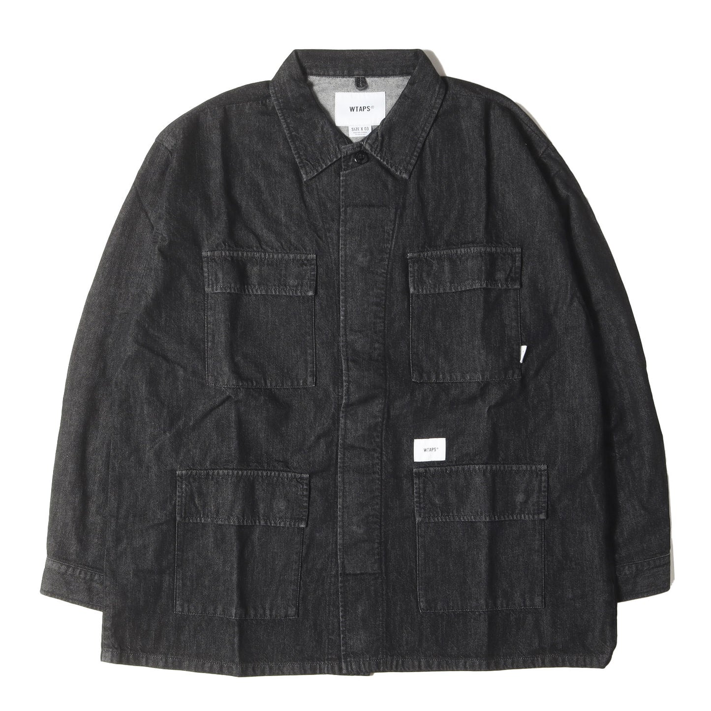 23SS デニム ミリタリー シャツジャケット(JMOD / LS / COTTON. DENIM. PASTHG)