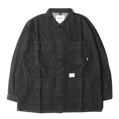 23SS デニム ミリタリー シャツジャケット(JMOD / LS / COTTON. DENIM. PASTHG)
