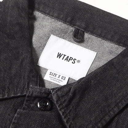 23SS デニム ミリタリー シャツジャケット(JMOD / LS / COTTON. DENIM. PASTHG)