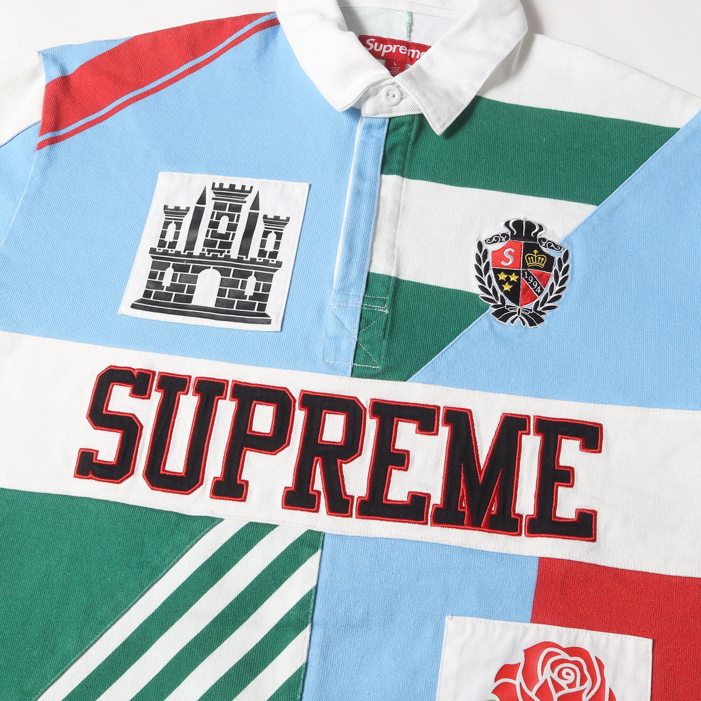 23AW ローズパッチ マルチデザイン ラガーシャツ(Rose Rugby)
