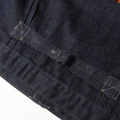 25SS レイルロード刺繍 ドックマン デニムジャケット (DOCKMAN JKT UNLINED TRUCKER JACKET)