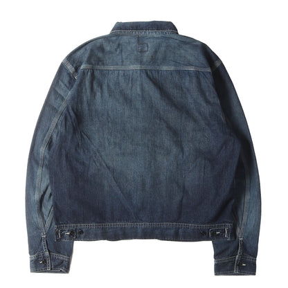 25SS ヴィンテージ加工 ワーク デニムジャケット (Leyton INDIGO DENIM JACKET)
