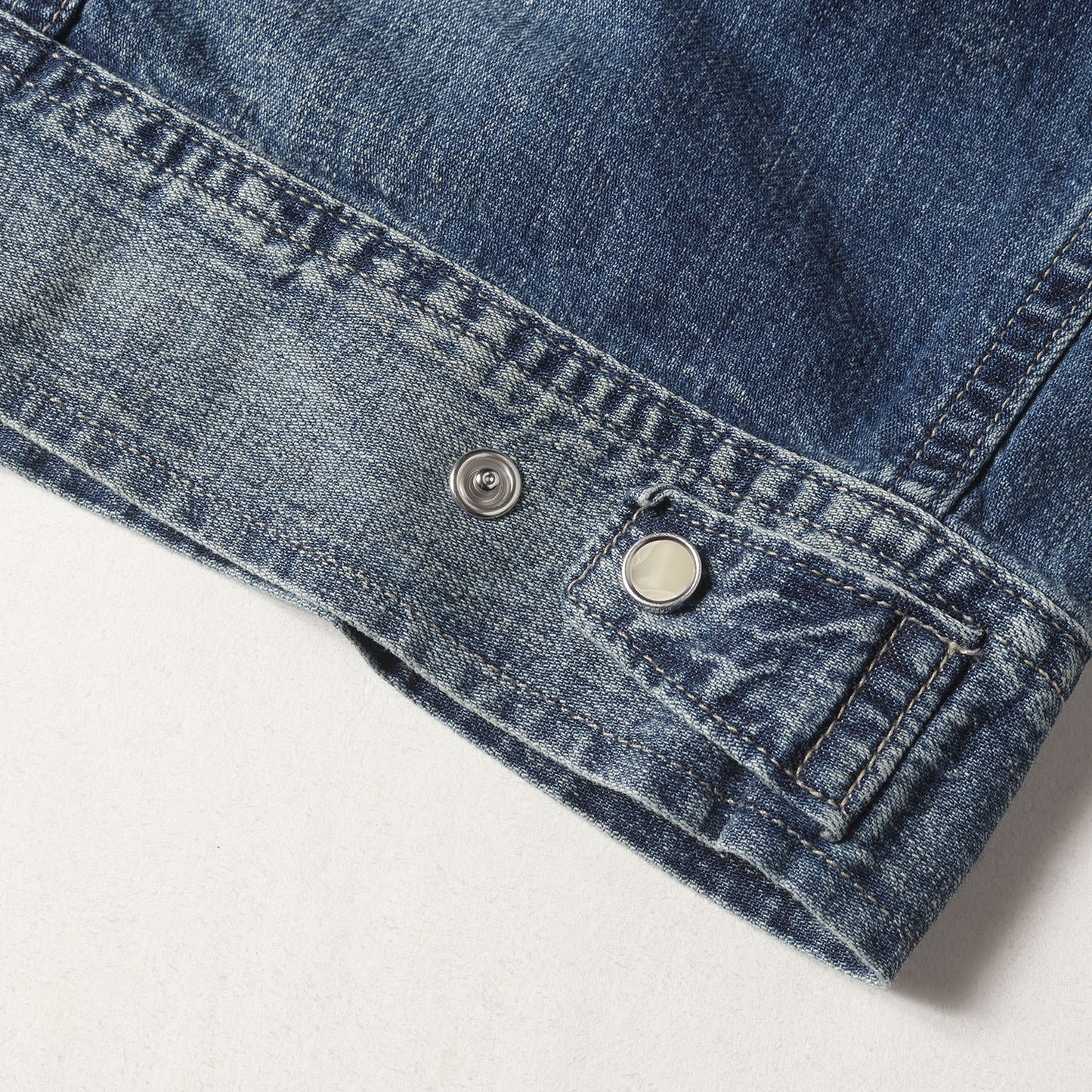 [近年モデル] ヴィンテージ加工 デニム ウエスタン ジャケット (Hewson Indigo Denim Western Jacket)