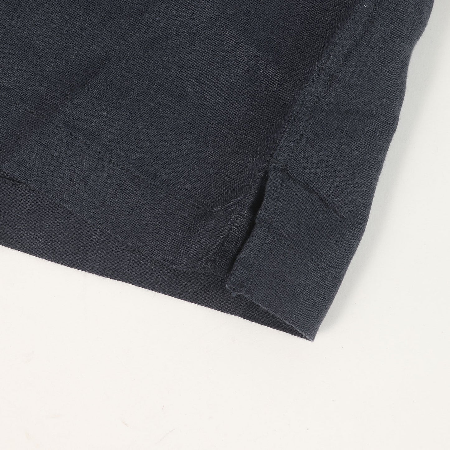 23SS ×BAIRD McNUTT アイリッシュリネン オープンカラー 半袖 ボタンシャツ