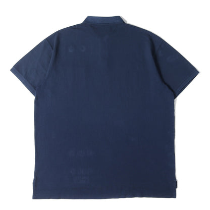[復刻 近年モデル] ウォッシュ加工 ビッグサイズ 裾ポニー 鹿の子 ポロシャツ (THE BIG SHIRT)
