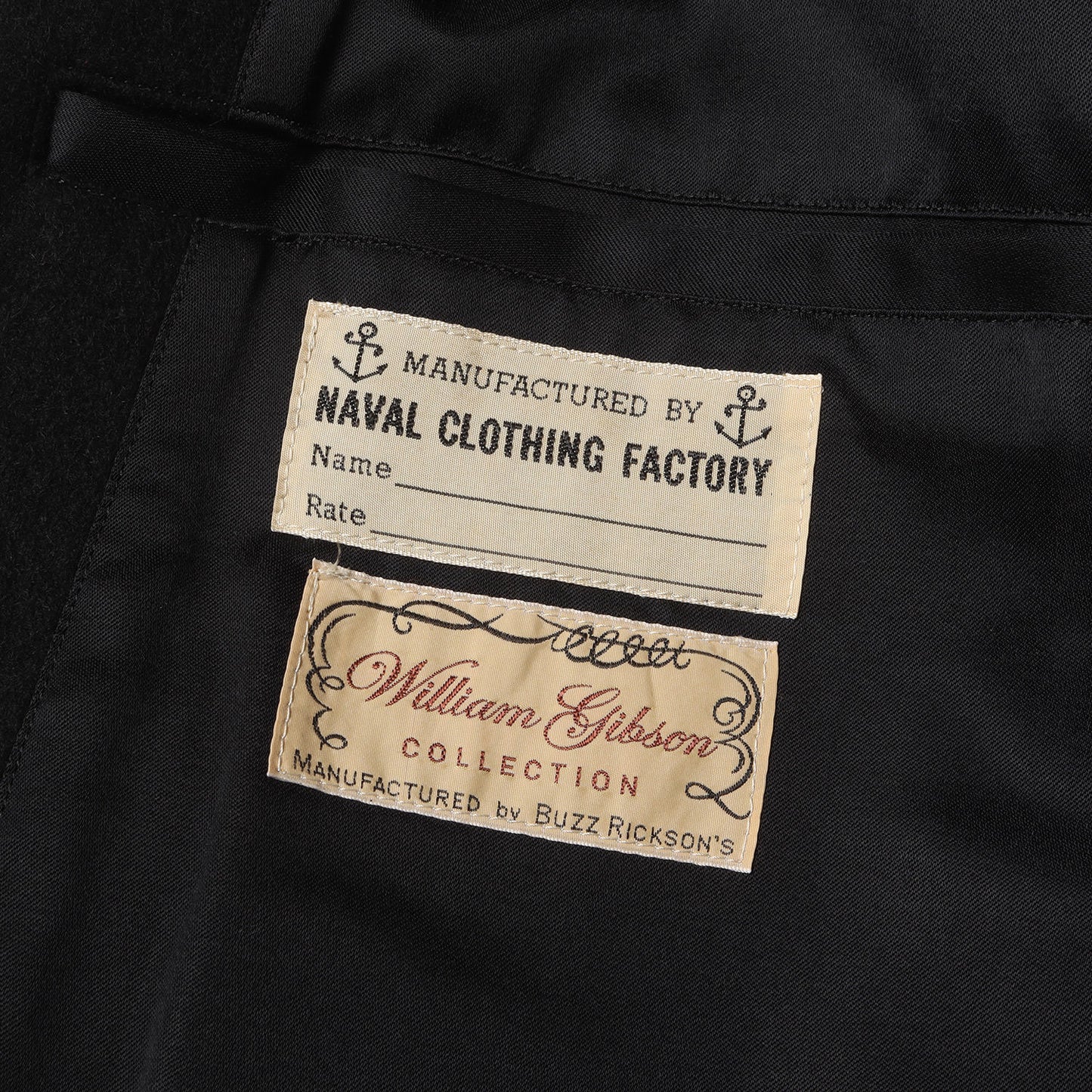 [WILLIAM GIBSON] U.S.NAVY 10ボタン メルトン Pコート