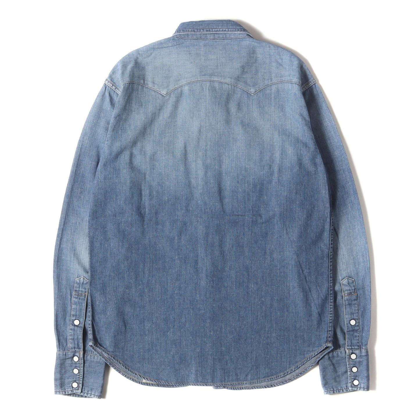 ヴィンテージ加工 デニム ウエスタンシャツ