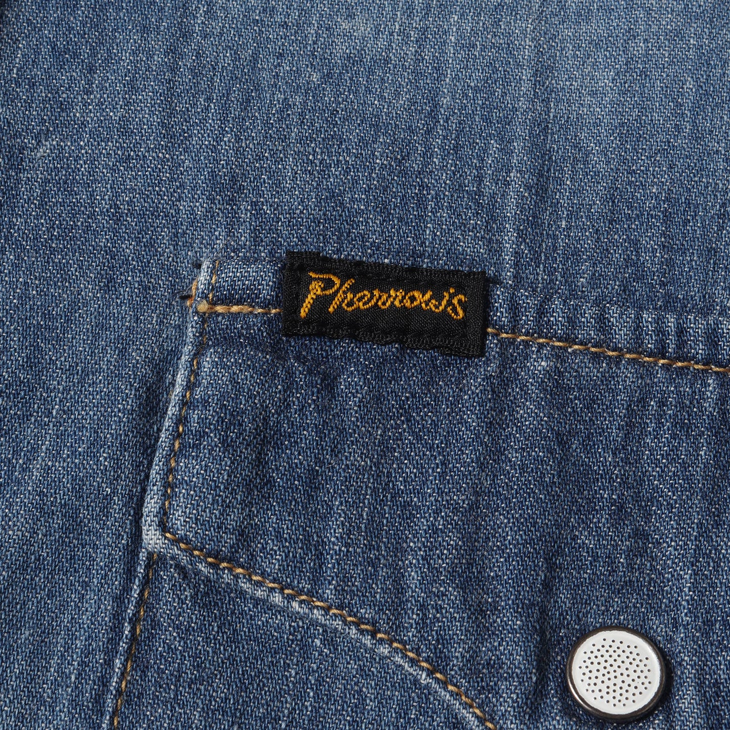 ヴィンテージ加工 デニム ウエスタンシャツ