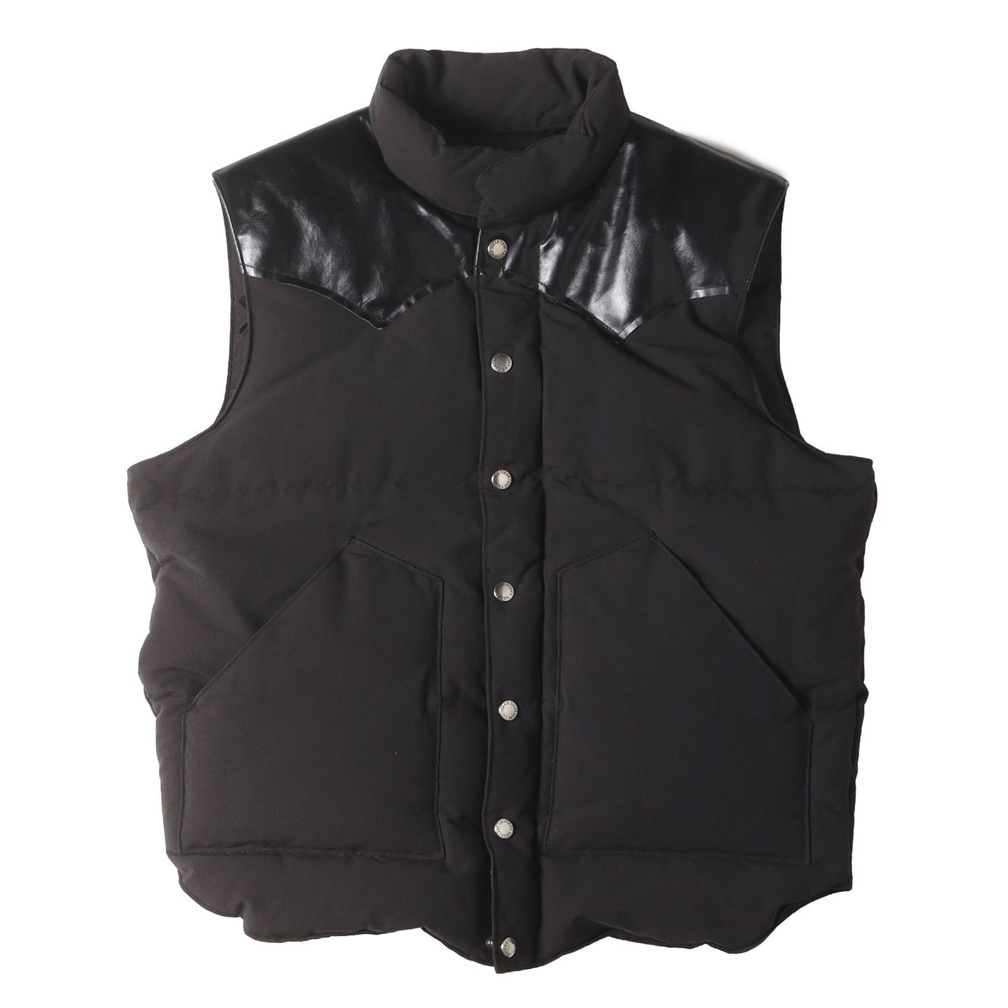 レザーヨーク 60/40クロス ダウンベスト (LEATHER YOKE DOWN VEST)