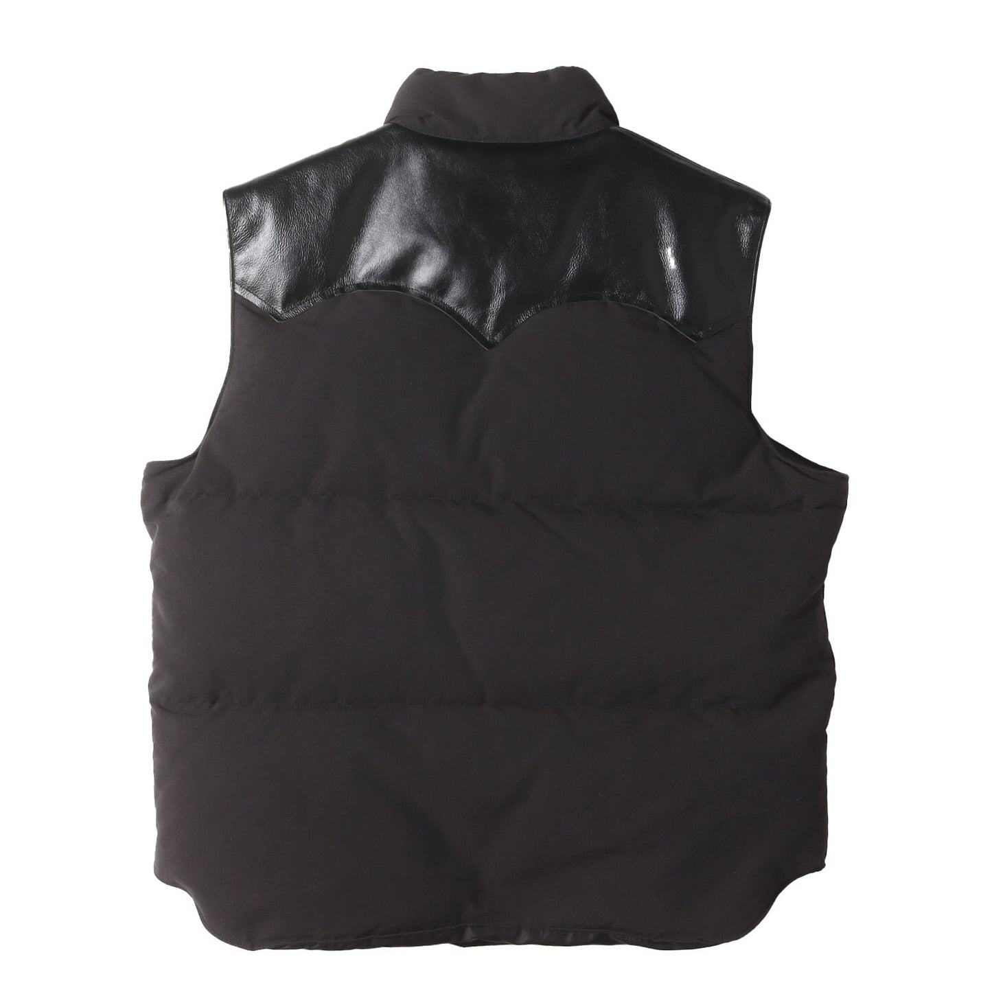 レザーヨーク 60/40クロス ダウンベスト (LEATHER YOKE DOWN VEST)