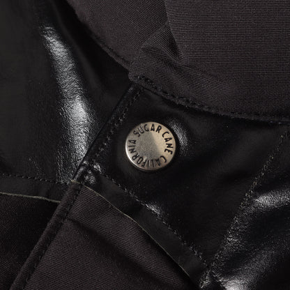 レザーヨーク 60/40クロス ダウンベスト (LEATHER YOKE DOWN VEST)