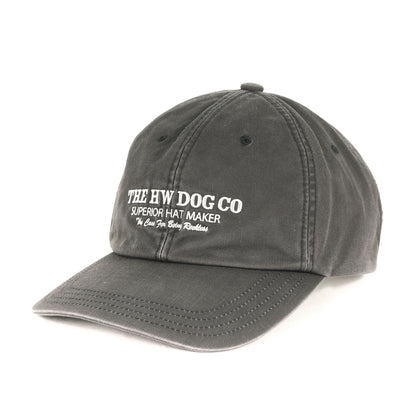 24AW ボールバイオ加工 ツイル 6パネルキャップ(BIO PROCESSED SHALLOW CAP)