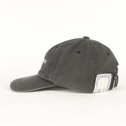 24AW ボールバイオ加工 ツイル 6パネルキャップ(BIO PROCESSED SHALLOW CAP)