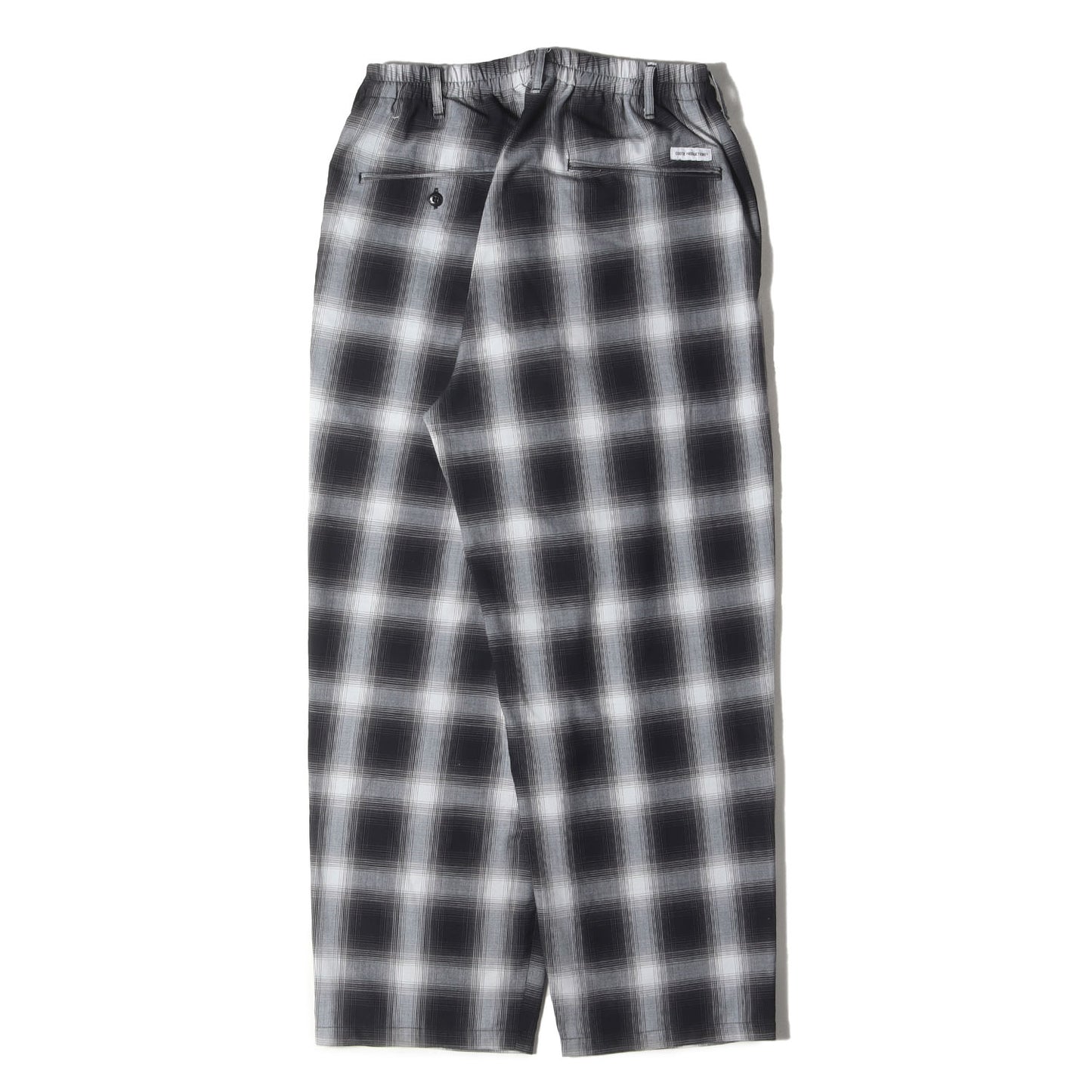 24AW オンブレチェック 2タック イージーパンツ(T/W 2 Tuck Easy Pants)