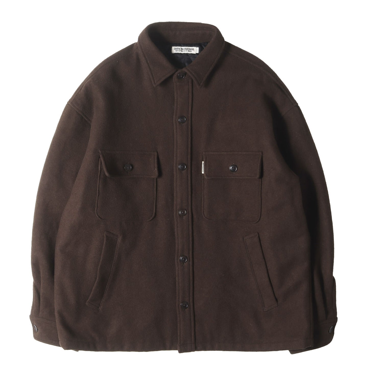 22AW 裏地キルティング メルトン CPOジャケット(CA/W Melton CPO Jacket)