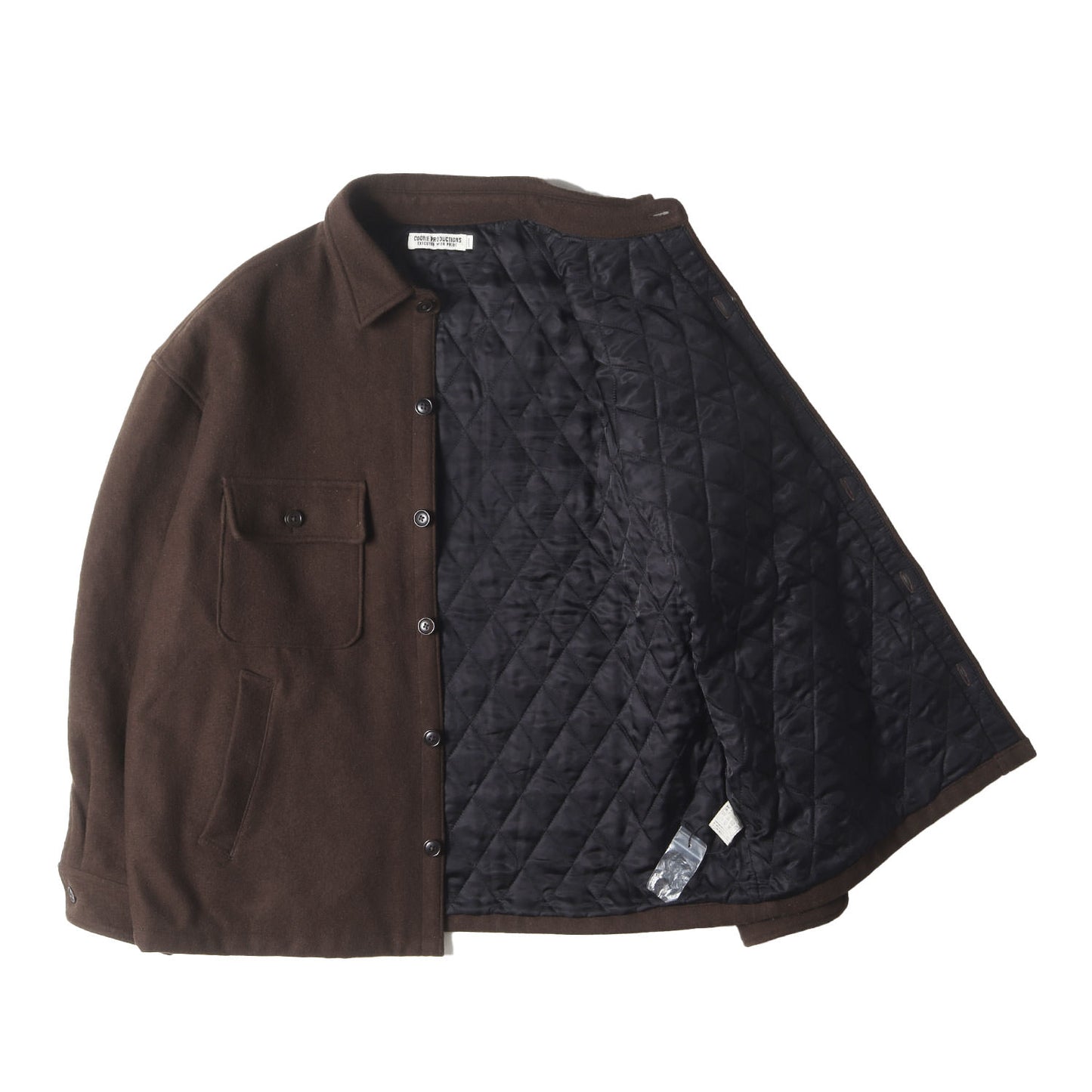 22AW 裏地キルティング メルトン CPOジャケット(CA/W Melton CPO Jacket)