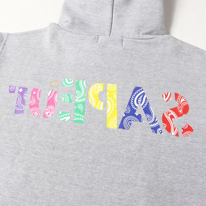 マルチ バンダナロゴ スウェットパーカー(MULTI BANDANA LOGO HOODIE)