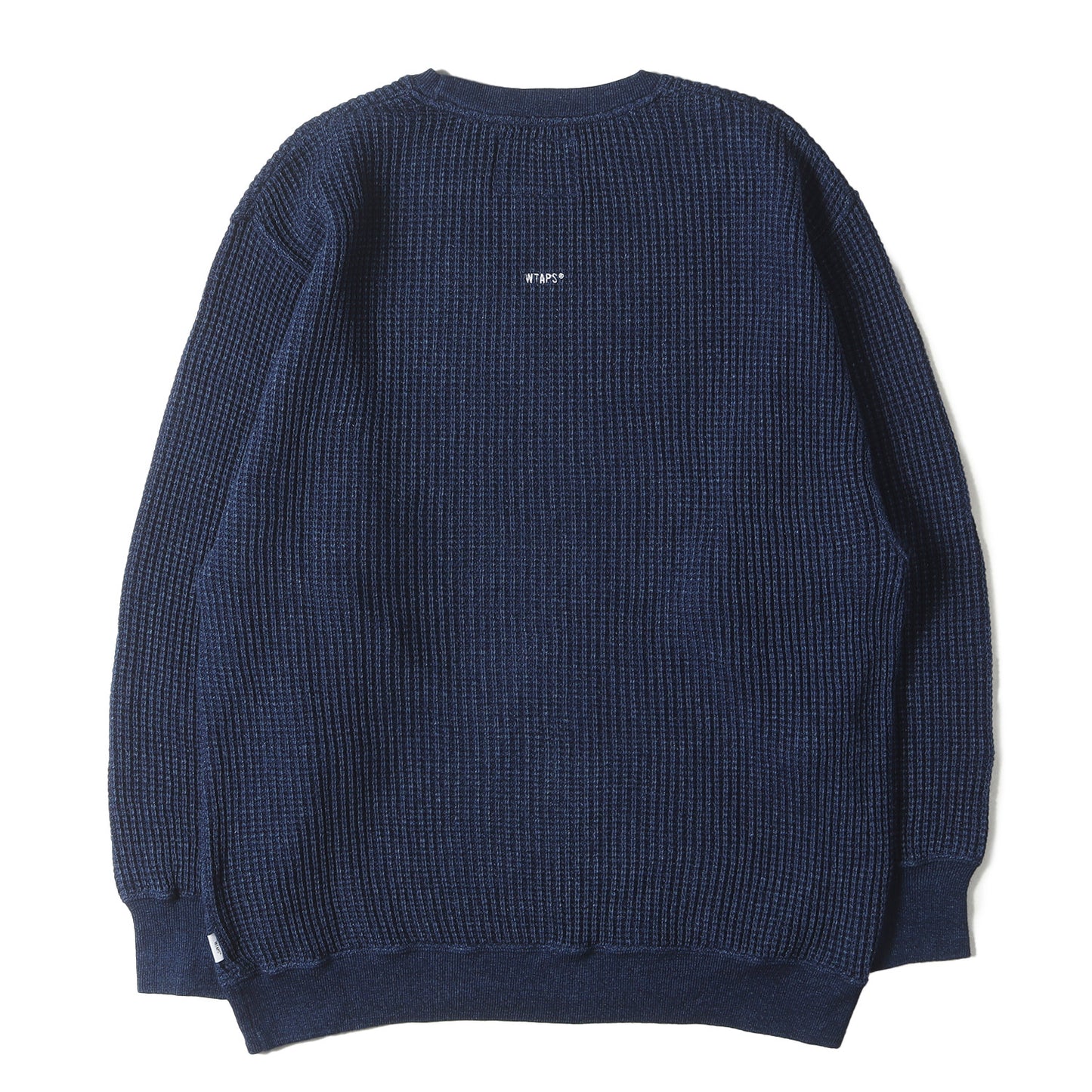 22SS インディゴ ワッフルニット セーター(ALL 02 SWEATER COTTON 04 INDIGO)