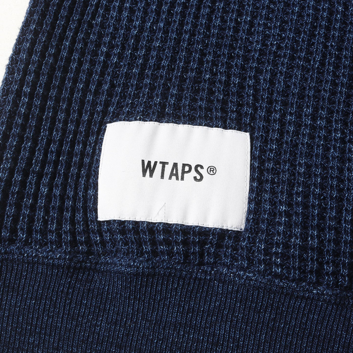22SS インディゴ ワッフルニット セーター(ALL 02 SWEATER COTTON 04 INDIGO)