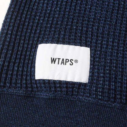 22SS インディゴ ワッフルニット セーター(ALL 02 SWEATER COTTON 04 INDIGO)