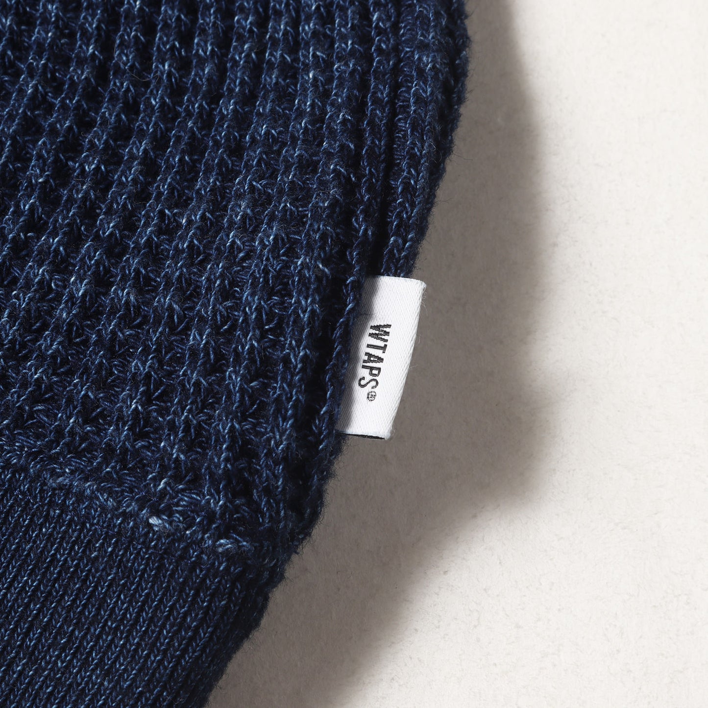 22SS インディゴ ワッフルニット セーター(ALL 02 SWEATER COTTON 04 INDIGO)