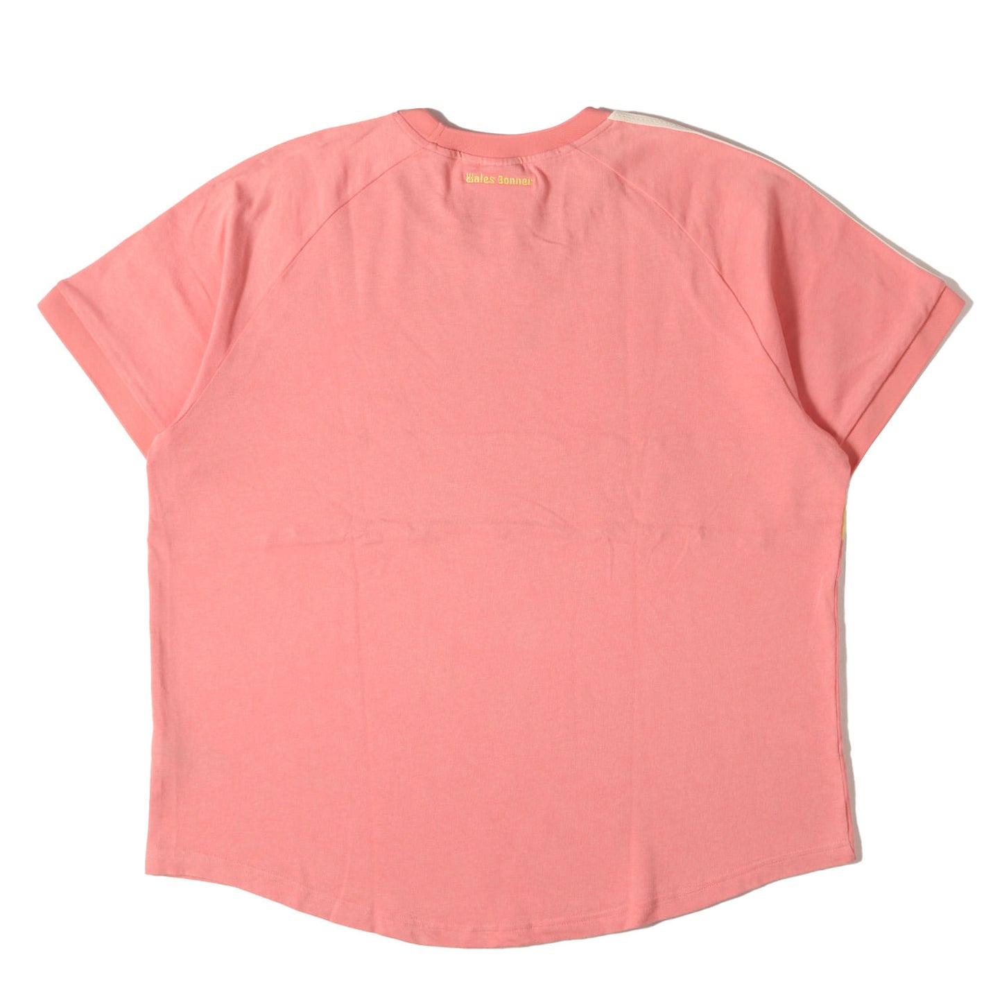 22SS ×WALES BONNER パネル ボーダー ヘビー Tシャツ