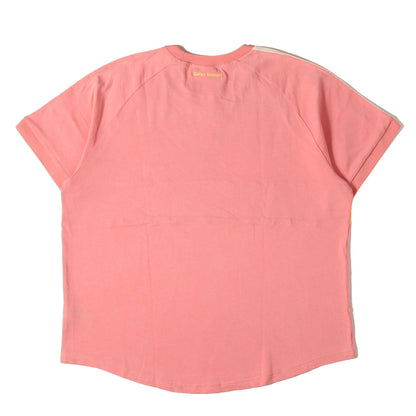 22SS ×WALES BONNER パネル ボーダー ヘビー Tシャツ