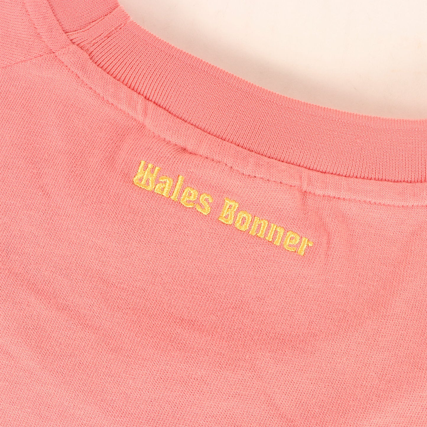 22SS ×WALES BONNER パネル ボーダー ヘビー Tシャツ