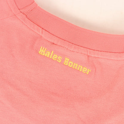 22SS ×WALES BONNER パネル ボーダー ヘビー Tシャツ