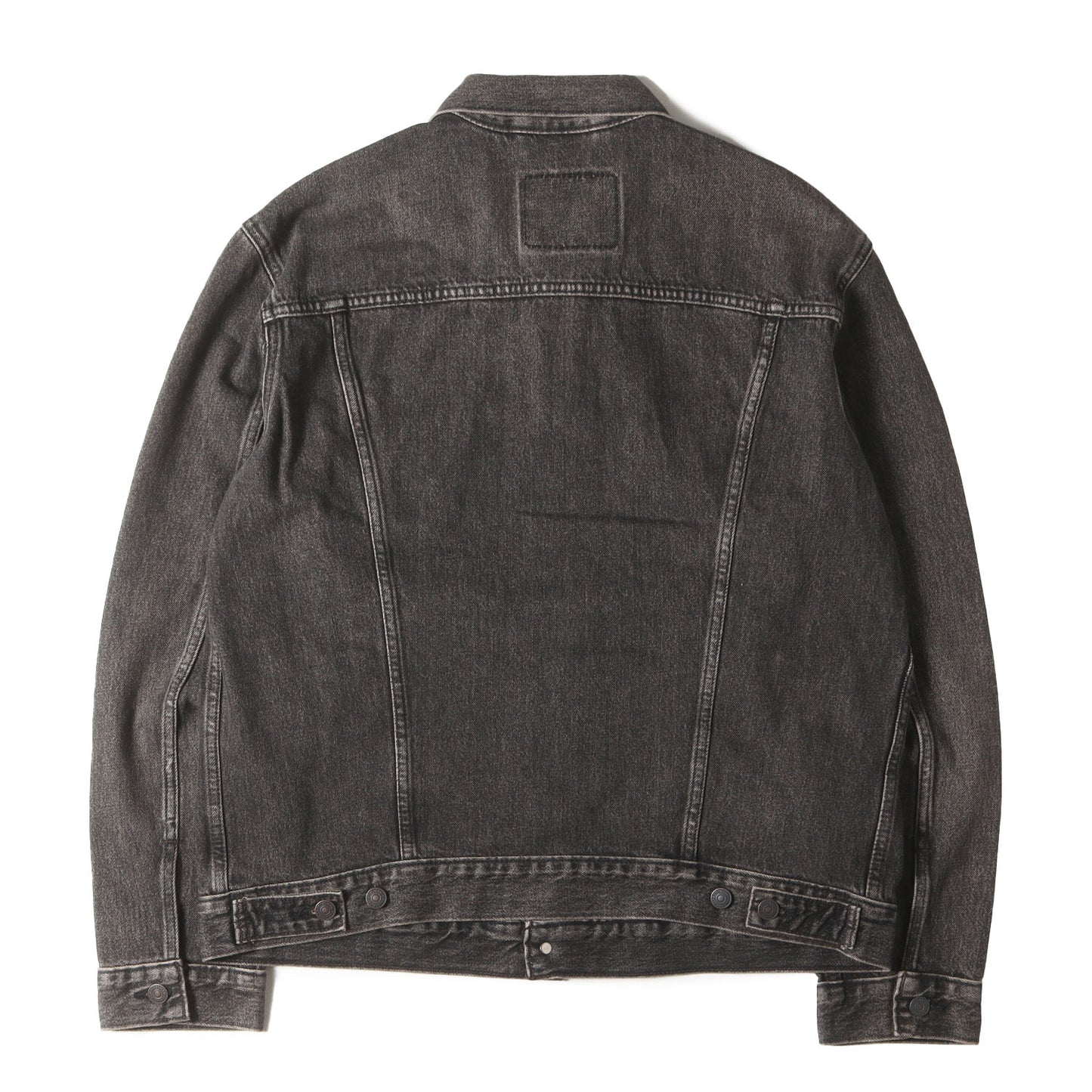 25SS 先染めブラック USED加工 3rd デニムジャケット / TYPE 3 Tracker Jacket 72334-0584