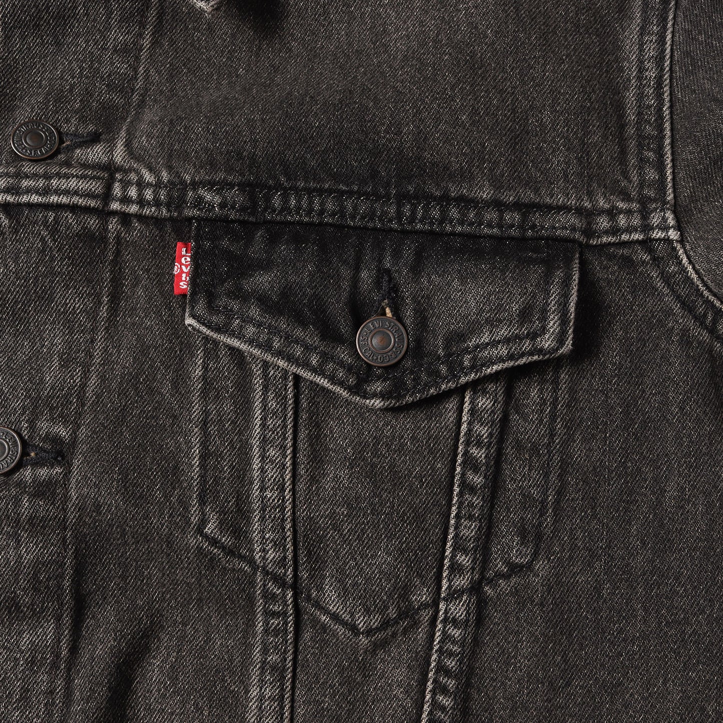 25SS 先染めブラック USED加工 3rd デニムジャケット / TYPE 3 Tracker Jacket 72334-0584